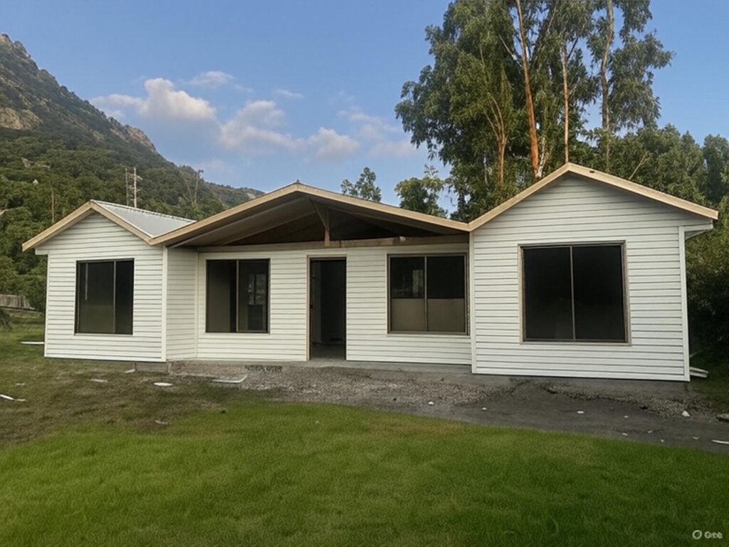 Modelo 72 mts2, realizado en Cajón del Maipo